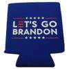 Let's Go Brandon Red E Blue Printed Collapsible Insulated Can Jacket view 1