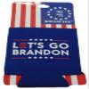 Let's Go Brandon Red E Blue Printed Collapsible Insulated Can Jacket view 2