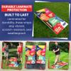 Cornhole Board Wraps | Fun Neon Drinking Game Wrap | Cornhole Decal 48.5x24.5in | Waterproof 3M Vinyl with Air Release | Laminated & Easy-to-Apply Wraps for Cornhole Enthusiasts view 4