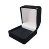 N N'icePackaging - 1 Qty Midnight Black Velour Small Earring Soft Flocked Square Jewelry Gift Box view 2