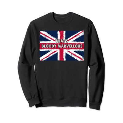 British Ideas for Women & Anglophiles With UK British Slang Sweatshirt