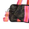 Haute Shore - Billie Showoff Tennis Bag, Green Camo w/Pink & Orange Stripes, One_Size view 2