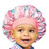 Red by Kiss Toddler Satin Bonnet Sleep Cap for Toddlers, Soft, Stretchy, and Safe, Protects Fragile Hair from Frizz & Breakage, Friction Bald Spots (Pink Unicorn, 18M-4T) view 1