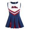 Little King NCAA Infant/Toddler Girls One Piece Team Cheer Jumper Dress-Ole Miss-2T view 3