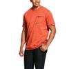 ARIAT Rebar Workman T-Shirt, Volcanic Heather, X-Small view 1