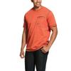 ARIAT Rebar Workman T-Shirt, Volcanic Heather, X-Small view 2
