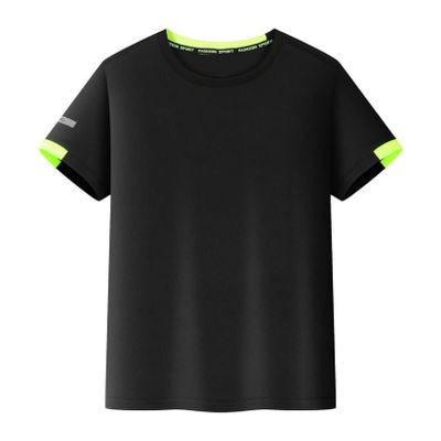 TiaoBug Kids Boys Rash Guard Swim Shirt UPF 50+ Sun Protection Short Sleeve Swimming Top Quick Dry Athletic Sun Shirts Black B 9-10 Years