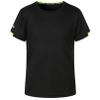 TiaoBug Kids Boys Rash Guard Swim Shirt UPF 50+ Sun Protection Short Sleeve Swimming Top Quick Dry Athletic Sun Shirts Black B 9-10 Years view 3