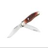 Bker Manufactory Traditional Series 2.0 Folding Hunter Jigged Brown Bone - pocket knife with bone handle scales and two blades - folding knife with D2 blade view 1