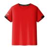 TiaoBug Kids Boys Rash Guard Swim Shirt UPF 50+ Sun Protection Short Sleeve Swimming Top Quick Dry Athletic Sun Shirts Red B 11-12 Years view 1