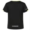 TiaoBug Kids Boys Rash Guard Swim Shirt UPF 50+ Sun Protection Short Sleeve Swimming Top Quick Dry Athletic Sun Shirts Black B 11-12 Years view 4