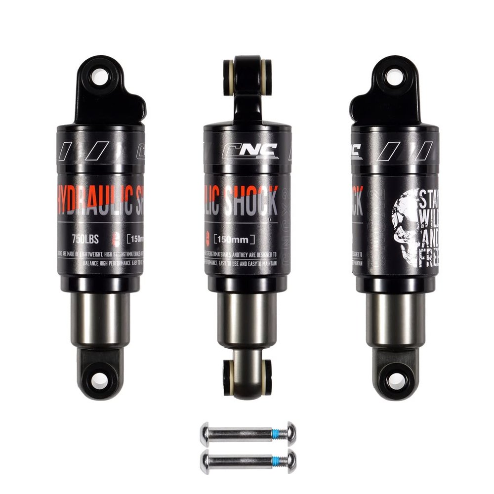 CNC Mountain Bike MTB Rear Shock 150mm x 750LBS Hydraulic rear shock Absorber(150mm/750lbs)