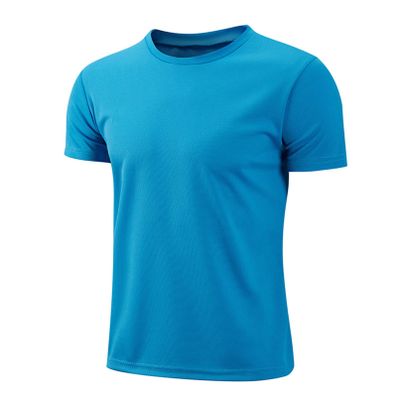 TiaoBug Kids Boys Rash Guard Swim Shirt UPF 50+ Sun Protection Short Sleeve Swimming Top Quick Dry Athletic Sun Shirts Blue C 4-5 Years