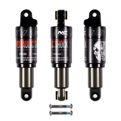 CNCLOL Mountain Bike Rear Shock 120mm/125mm/150mm/165mm/185mm/190mm/200mm,Bicycle Shock Absorber- Hydraulic Rear Suspension Shock for Mtb/Mtn/ebike/Dmn.