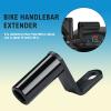 ihreesy Bike Handlebar Extender,Aluminum Alloy Bicycle Conversion Bracket Multifunctional Bicycle Handlebar Mount Bracket for Bicycle Motorcycle Electric Vehicles,Black view 2