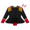 Manyakai Kids Girls Circus Ringmaster Jumpsuit Tailcoat Rompers Carnival Theme Party Fancy Dress up Black 10 Years view 4