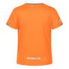 TiaoBug Kids Boys Rash Guard Swim Shirt UPF 50+ Sun Protection Short Sleeve Swimming Top Quick Dry Athletic Sun Shirts Orange B 9-10 Years view 2