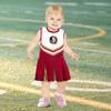 Little King NCAA Infant/Toddler Girls One Piece Team Cheer Jumper Dress-Florida State-12 Months view 2