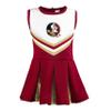Little King NCAA Infant/Toddler Girls One Piece Team Cheer Jumper Dress-Florida State-12 Months view 3