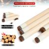 Teekerwan Pool Cue Stick - 58 inch Maple Billiard Pool Stick, 19/20/21 oz 1/2 Maple Pool Cue Stick Kit, 2-Piece Billiard Pool Cue Stick (20 oz) view 3
