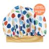 Red by Kiss Toddler Satin Bonnet Sleep Cap for Toddlers, Soft, Stretchy, and Safe, Protects Fragile Hair from Frizz & Breakage, Friction Bald Spots (Polka Dots, 18M-4T) view 2