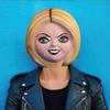 Child's Play Seed of Chucky Vacuform Tiffany Costume Mask view 2