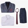 AwwwCos The Musical Cosplay Gray Costume School Uniform Suit Jacket Shorts Tie Halloween Party Outfit Uniforms 120 view 2