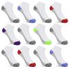 Auranso 12 Pairs Boy Athletic Ankle Socks Girl Low Cut Sock Multicolor02 12-16 Years view 1