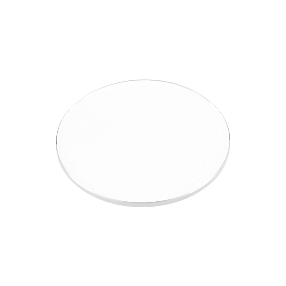 uxcell 28mm Dia. Watch Glass Sapphire Crystal Lens, Round Flat 1.1mm Thickness Replacement Parts for Watchmaker Repair Clear