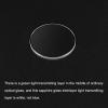 uxcell 28mm Dia. Watch Glass Sapphire Crystal Lens, Round Flat 1.1mm Thickness Replacement Parts for Watchmaker Repair Clear view 3