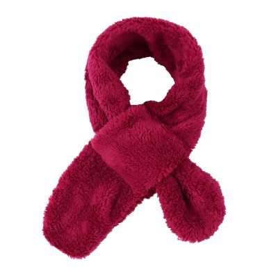 JANGANNSA Fleece Boys Girls Scarf Warm Winter Autumn Kids Collar Neck Warmer Children Scarves 1-6Y (Rose Red Cross)