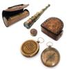 Spyglass & Compass Gift Set for Boys - Inspirational Gifts for Him/Her Meaningful Quote Engraved Compass view 1