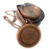 Spyglass & Compass Gift Set for Boys - Inspirational Gifts for Him/Her Meaningful Quote Engraved Compass view 3