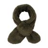 JANGANNSA Fleece Boys Girls Scarf Warm Winter Autumn Kids Collar Scarf Neck Warmer Children Scarf 1-6Y (Army Green Cross) view 1