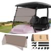 10L0L Foldable Golf Cart Windshield for Club Car Precedent 2004-Up, Tempo & Onward 2017-Up Models, UV-Proof & Impact Resistant, Lightweight Golf Cart Windshield, 37.5" W X 33.6" H (Tinted Windshield) view 1
