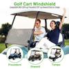 10L0L Foldable Golf Cart Windshield for Club Car Precedent 2004-Up, Tempo & Onward 2017-Up Models, UV-Proof & Impact Resistant, Lightweight Golf Cart Windshield, 37.5" W X 33.6" H (Tinted Windshield) view 3