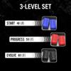 Jaw Exerciser for Men & Women | 3 Resistance Levels Silicone Jawline Shaper Set | Core Strength Upgraded Model | Powerful Jaw Trainer for Multiple Strength Levels | Slims & Tones the Face view 2