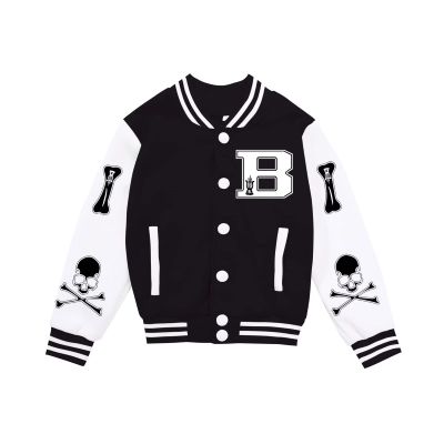 ACEFAST INC Kids Boys Girls Baseball Jacket Varsity Jacket Casual Sport Coat Cardigan Sweatshirt Uniforms Youth 2-13 Year