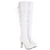 HINDOLA Women Over The Knee Thigh High Boots Lace up Leather Chunky Heel Platform Knight Boots Fashion Long Combat Boots view 1