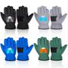 Hicarer 4 Pairs Winter Gloves for Kids Waterproof Snow Ski Gloves Girls Boys Warm Unisex Youth Clothes for Cold Weather(Army Green, Blue, Gray, Black,1-4 Years Old) view 1
