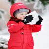 Hicarer 4 Pairs Winter Gloves for Kids Waterproof Snow Ski Gloves Girls Boys Warm Unisex Youth Clothes for Cold Weather(Army Green, Blue, Gray, Black,1-4 Years Old) view 3
