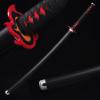 Handmade Katana,Anime Demon Slayer Tanjiro Kagura Sword,Sharp Full Tang Samurai Sword view 2