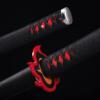 Handmade Katana,Anime Demon Slayer Tanjiro Kagura Sword,Sharp Full Tang Samurai Sword view 3