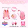 LANSHIYA Princess Bow Girls Backpack Elementary School Bag Kids School Travel Bag view 3