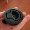 4PCS Boat Latch Flush Pull Slam Latch for Marine Boat Boor Latches 1/4'' Door Cabinet Hardware Black Zinc Alloy view 4