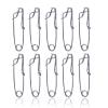10pcs Fishing Clips, Stainless Steel Long line Fishing Snaps, Floatline Tuna Decoy Clips Branch Hanger Snap Hook Terminal Tackle Baits Clip Swivel Line Connector, Easy On/Off view 1