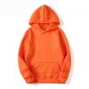 NaRHbrg 2PCS Hoodies Pullover Outfits for Women Men Tracksuit Long Sleeve Sweatshirts Jogger Pant Sports Workout Suit Orange view 3