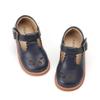Felix & Flora Toddler Little Girl Navy Blue Mary Jane Dress Shoes - Ballet Flats for Easter Flower Girl Party School ShoesNavy Blue,6 Toddler view 1