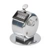 Techinal Mini Metal Number Handheld Hand Tally Counter with Base Mount for Sports People Statistics Row Quality Metal Made Hand Tally Counter clicker view 1