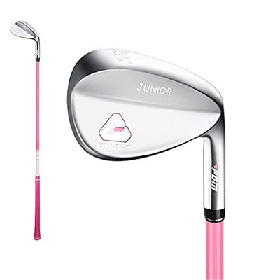 Golf Sand Wedge Kids Left Hand/Right Handed Golf Clubs Wedge 56 Degree Golf Sand Rod for Age 3-12 Boys Girls (Pink,Right Hand Age 5-8)
